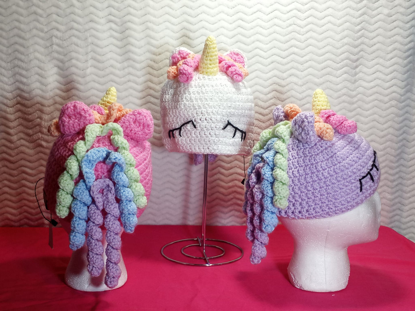 Unicorn Beanie White