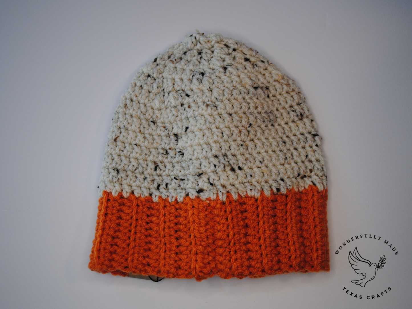 Orange and Cream Beanie