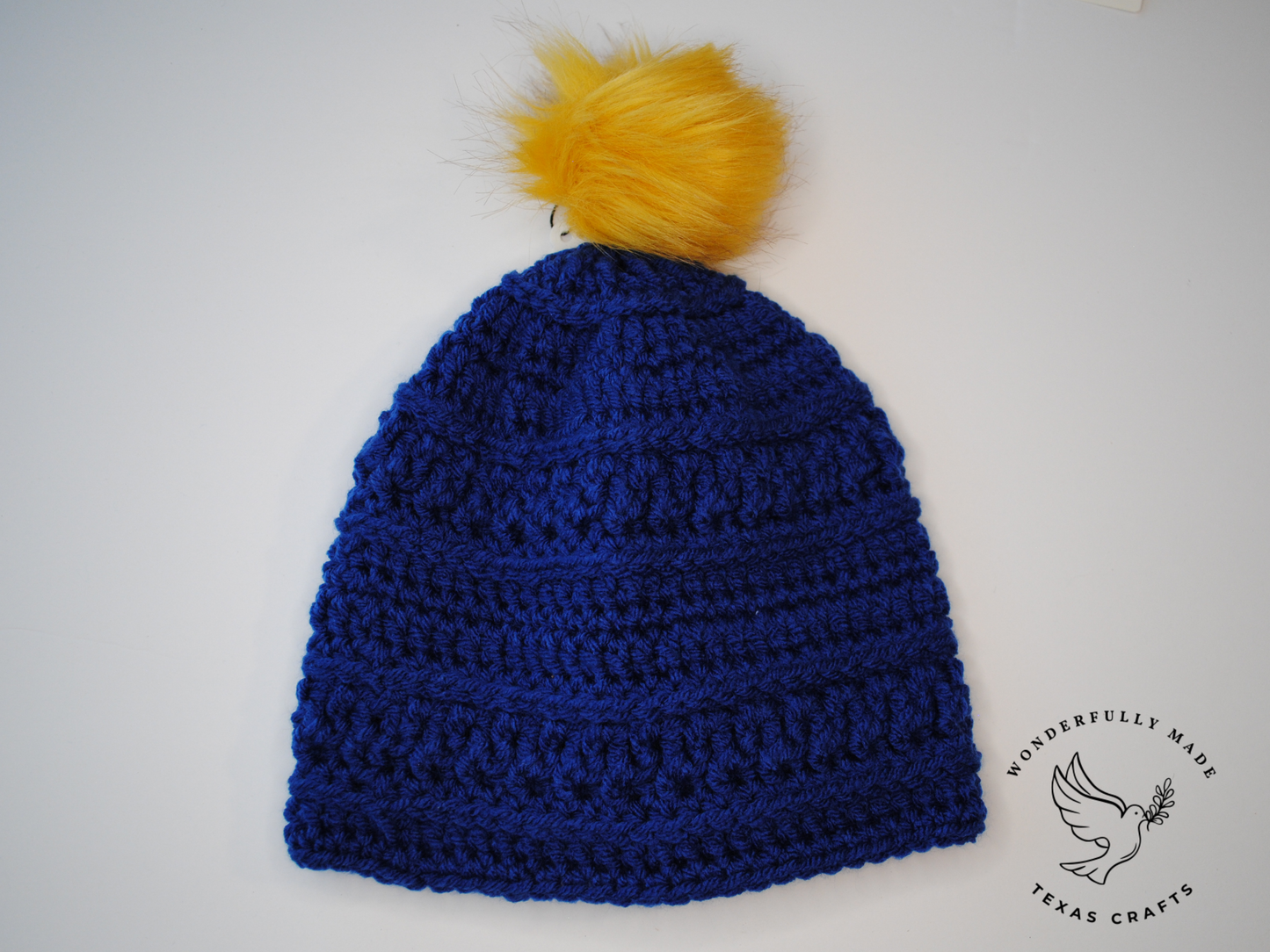 Blue Ridged Beanie