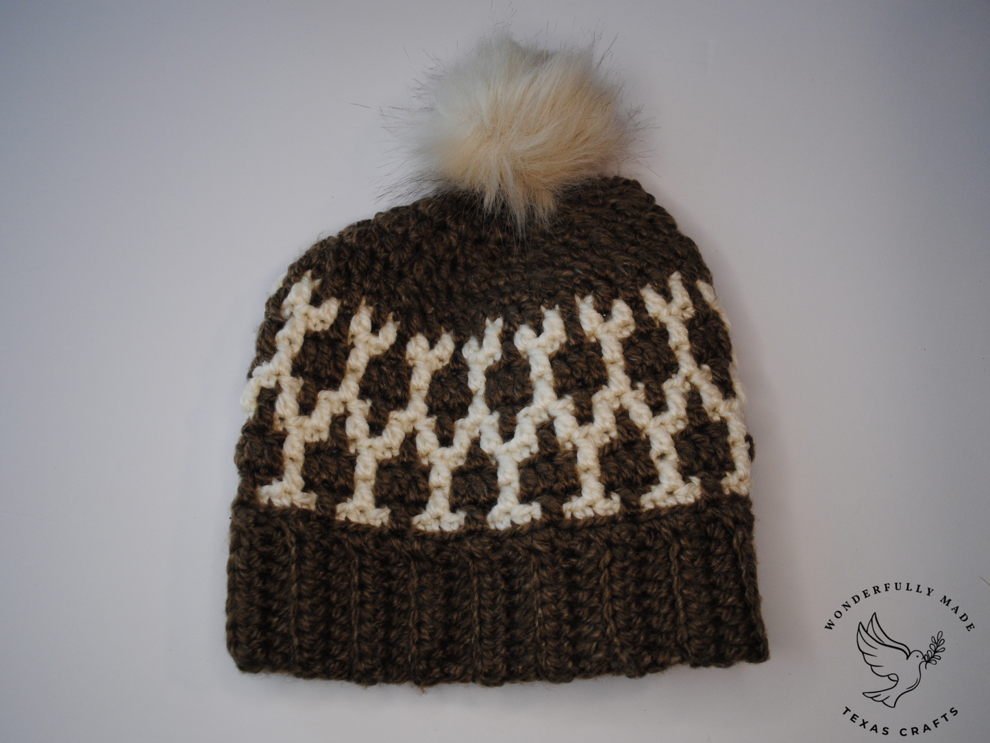 Mozaik Beanie - Brown