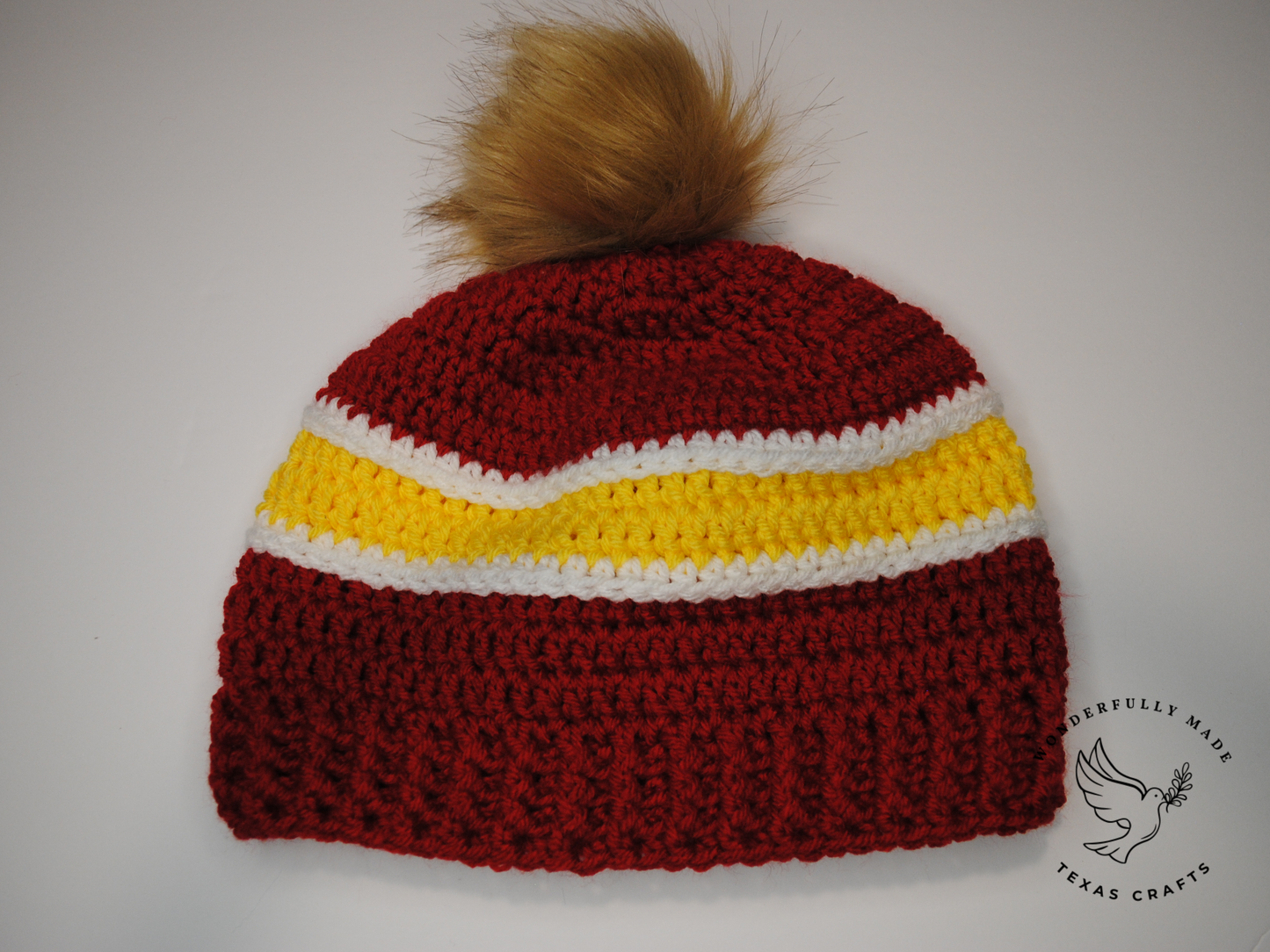 Simon Beanie - Red and Yellow
