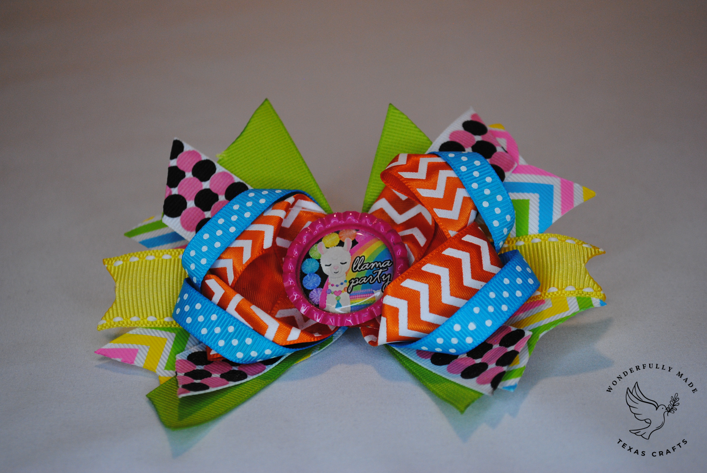 Llama Bow Orange