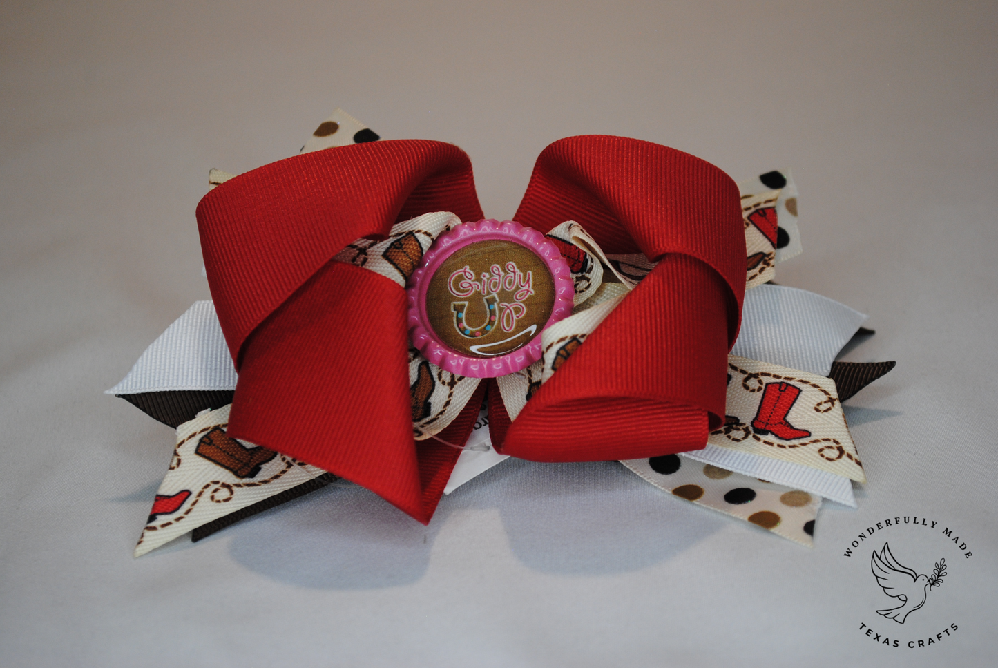 Red Cowgirl Bow