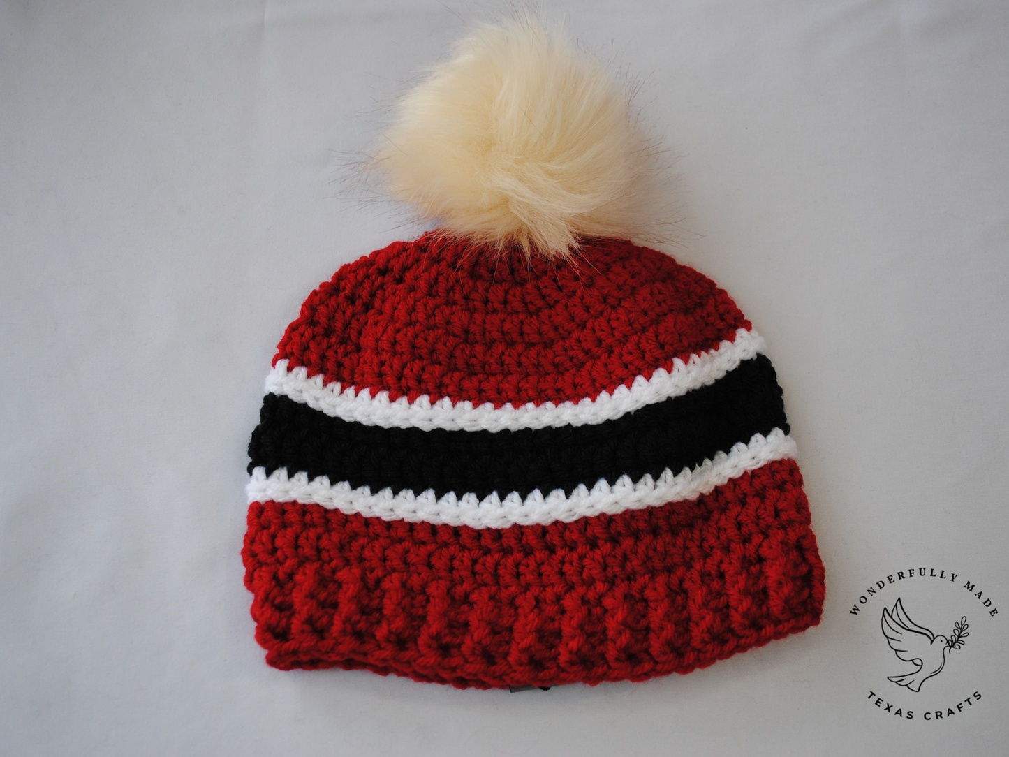 Simon Beanie - Red with Black