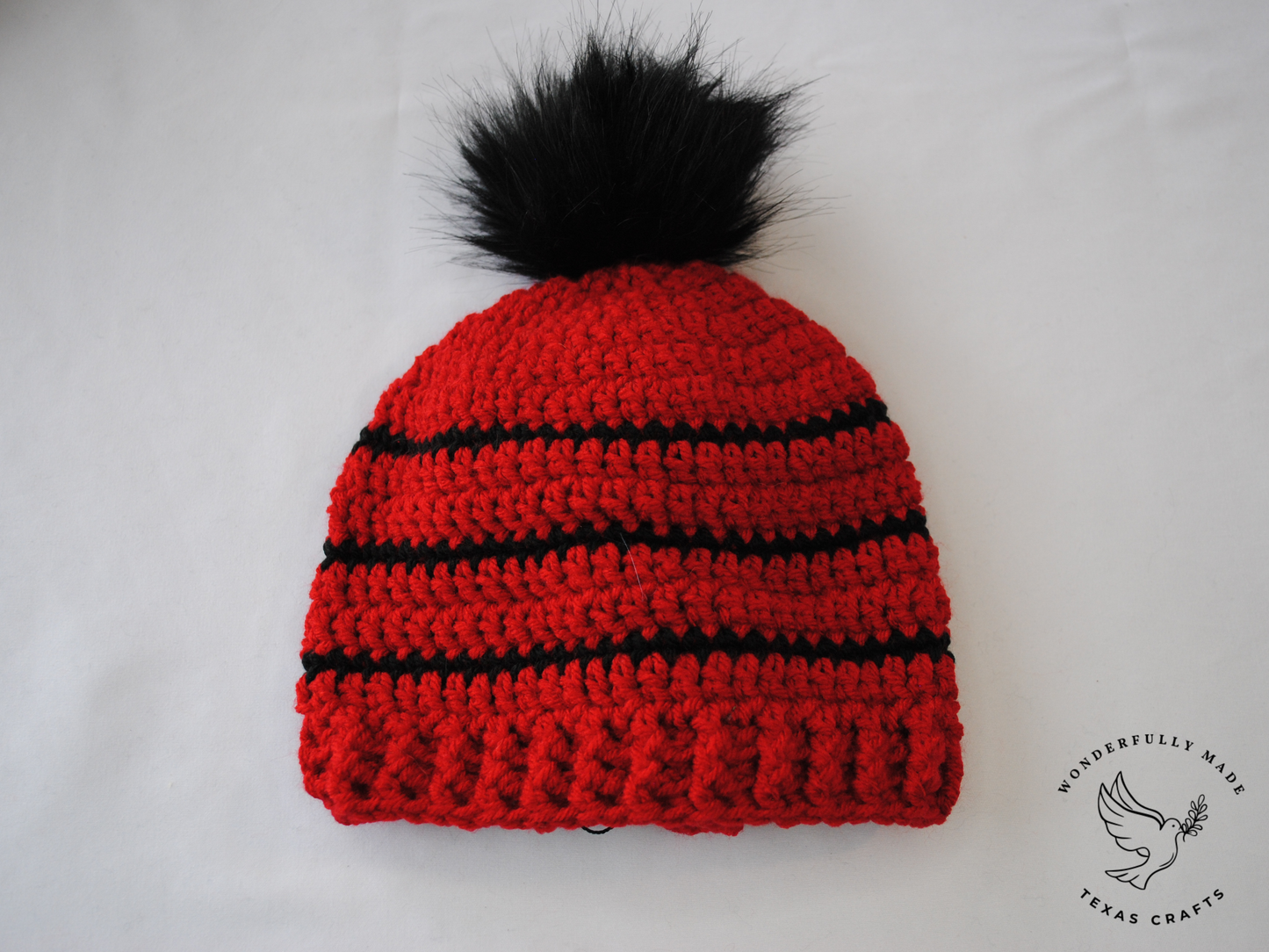 Asher Beanie - Red with Black