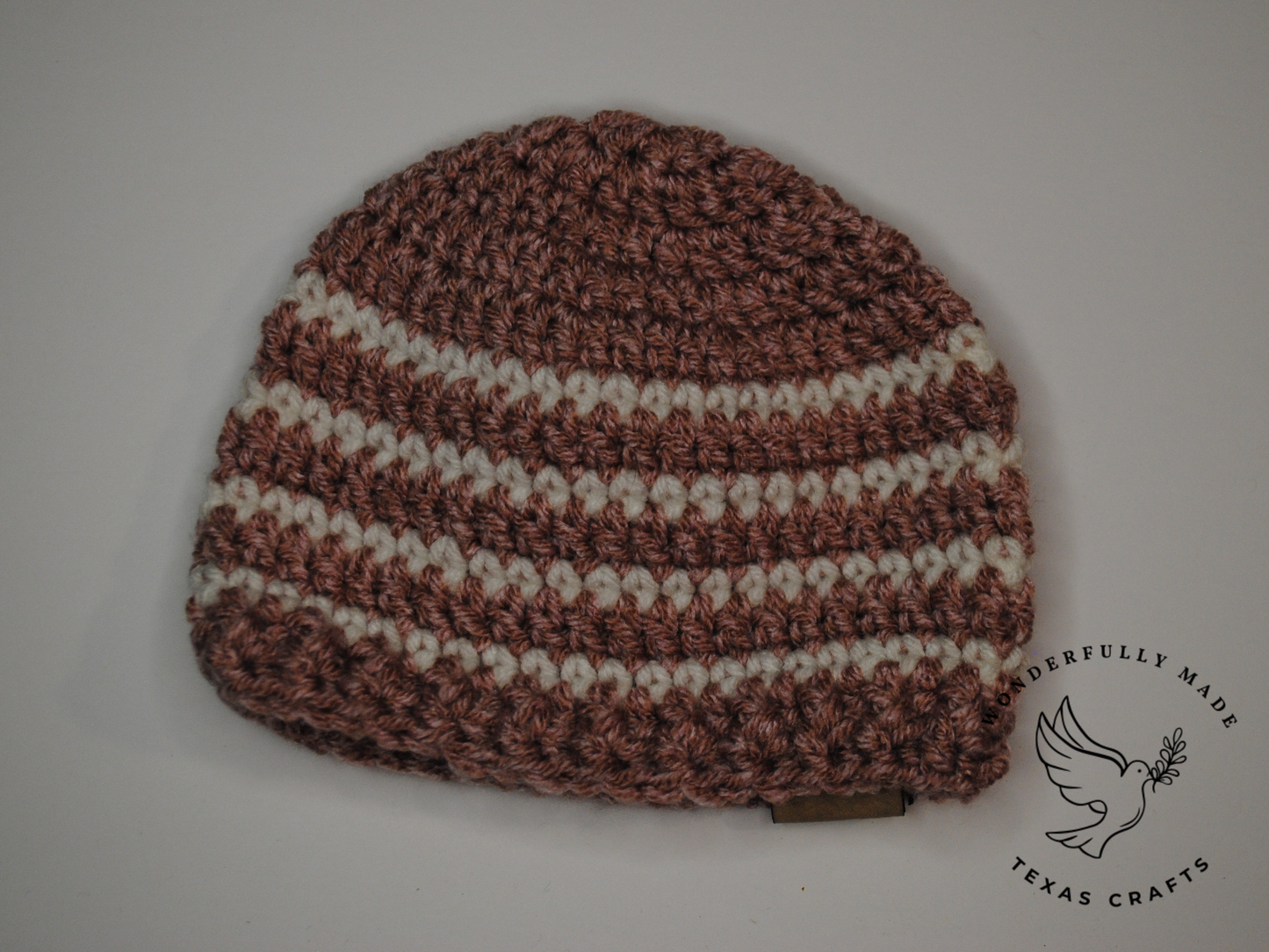 Asher Baby Beanie - Rose