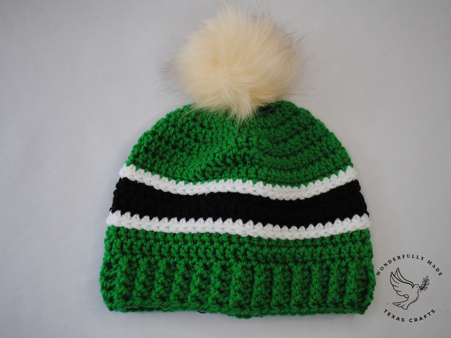 Simon Beanie - Green and Black