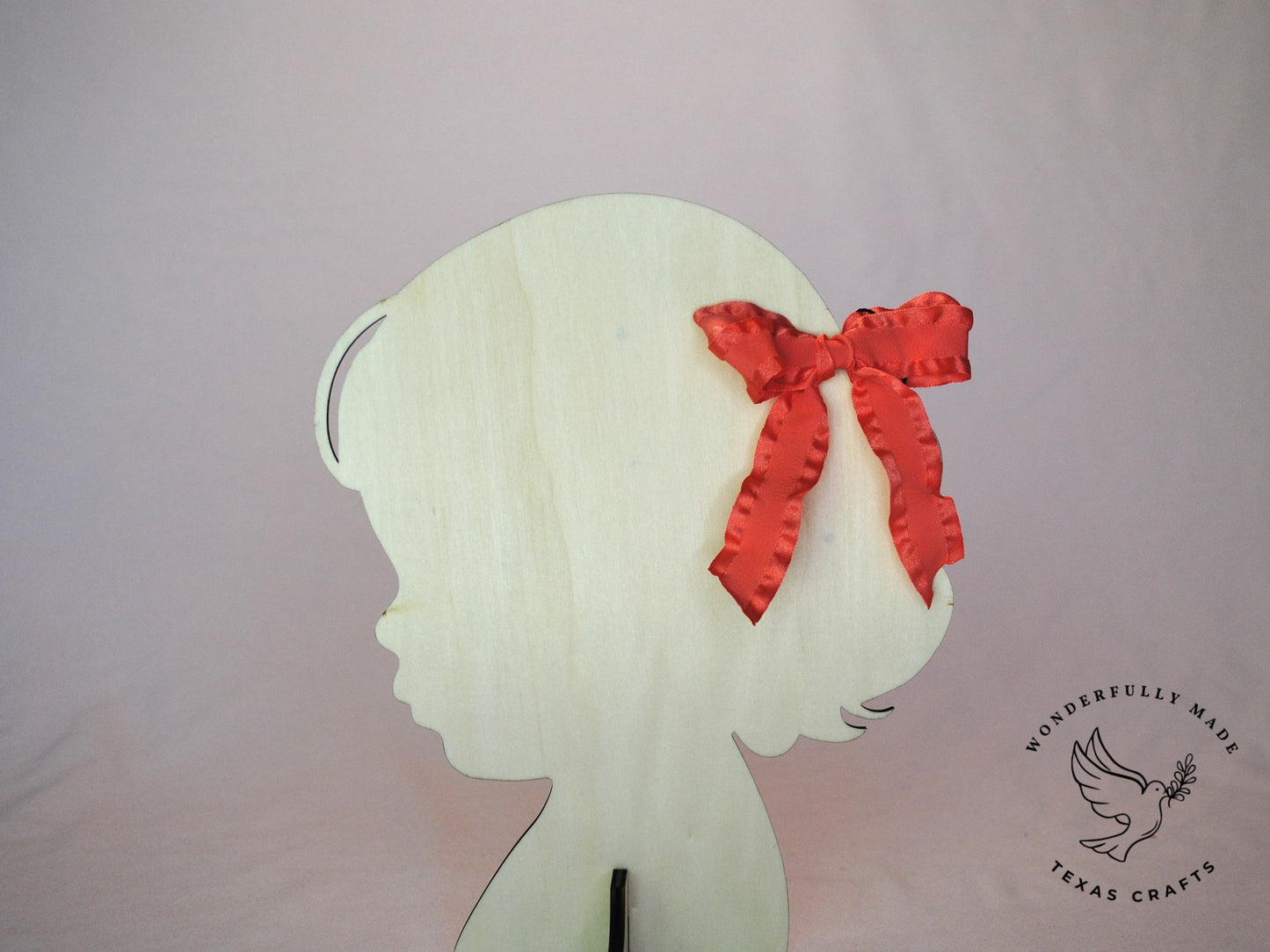 Red Ruffle Bow