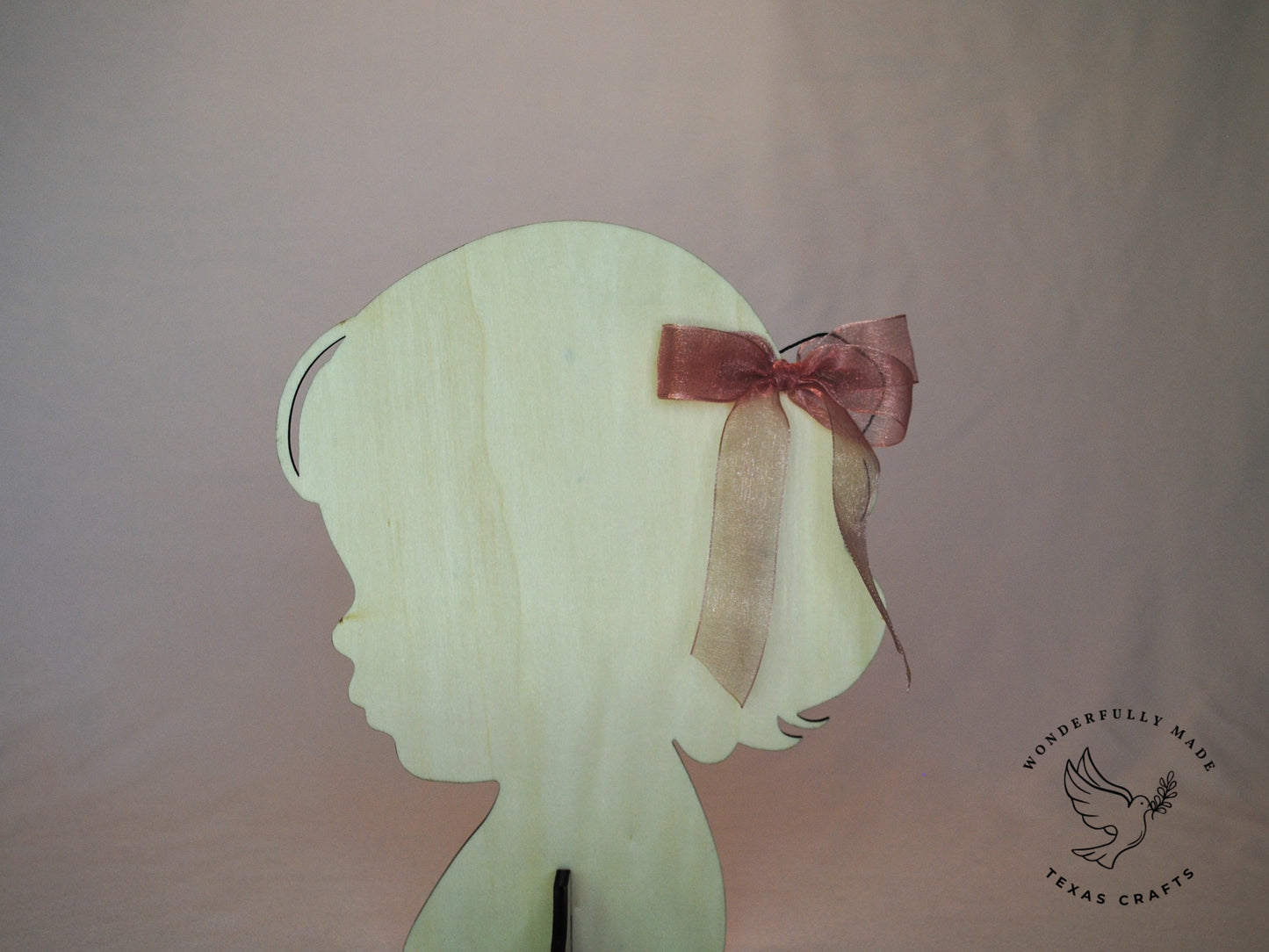 Pink Sheer Bow
