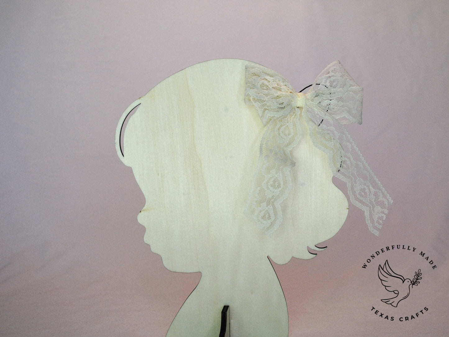 Ivory Lace Bow