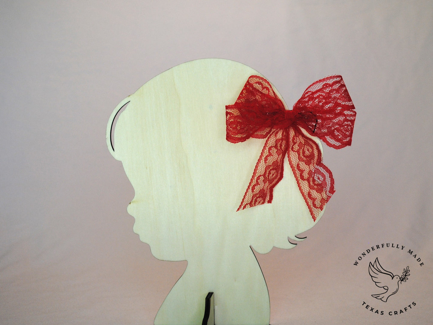 Red Lace Bow