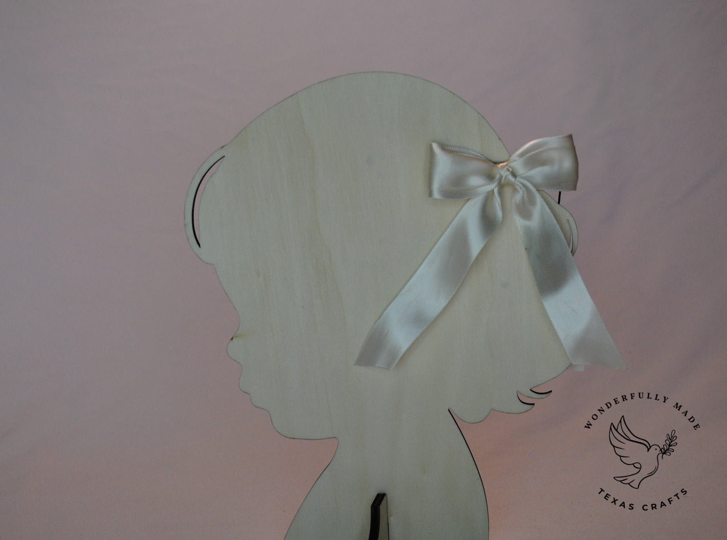 Ivory Satin Bow