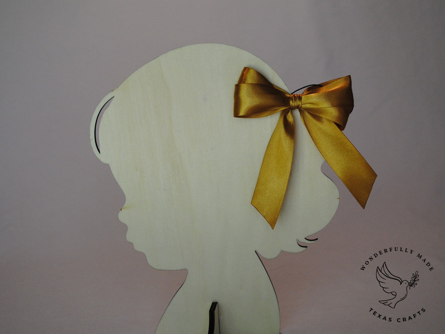 Gold Satin Bow
