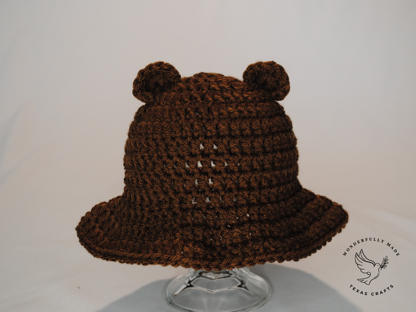 Bear Bucket Hat - Brown