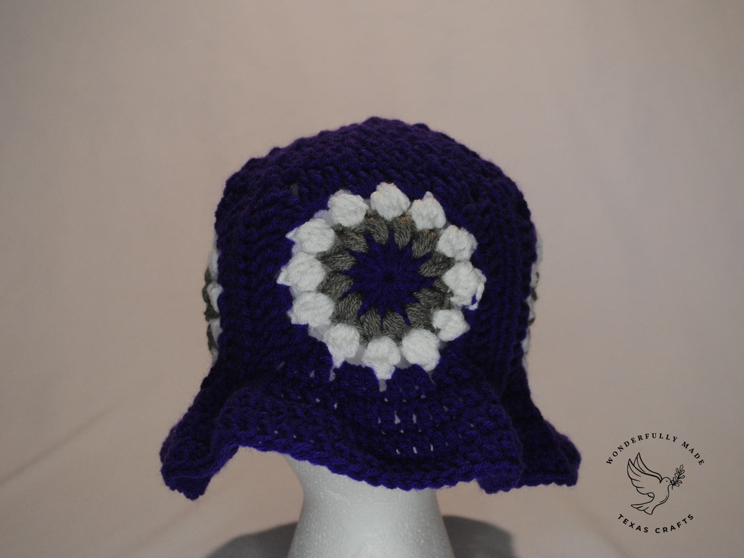 Purple Sunburst Bucket Hat