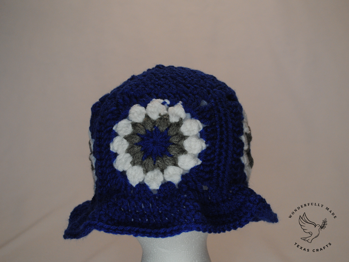 Blue Sunburst Bucket Hat