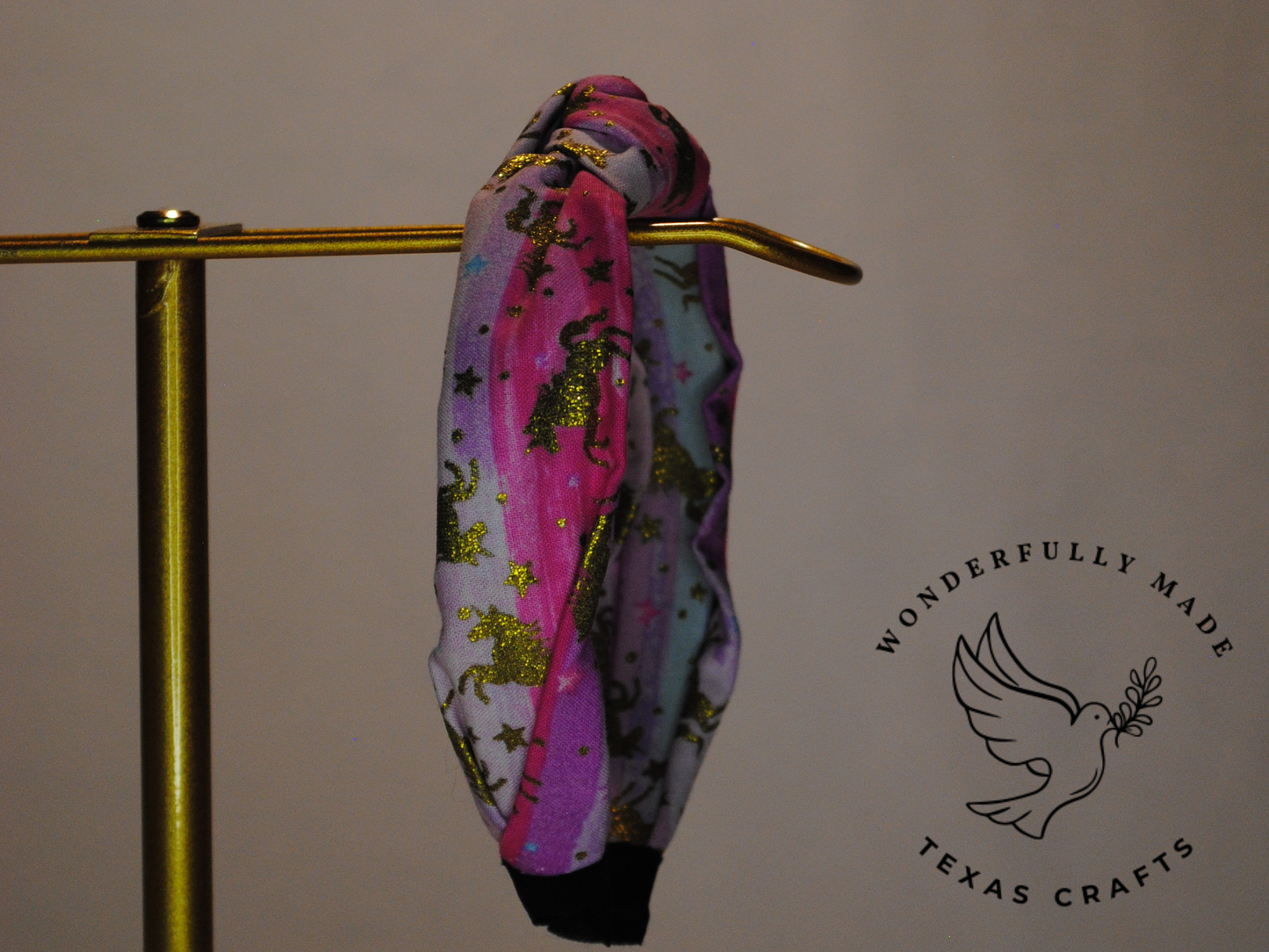 Gold Unicorn Headband