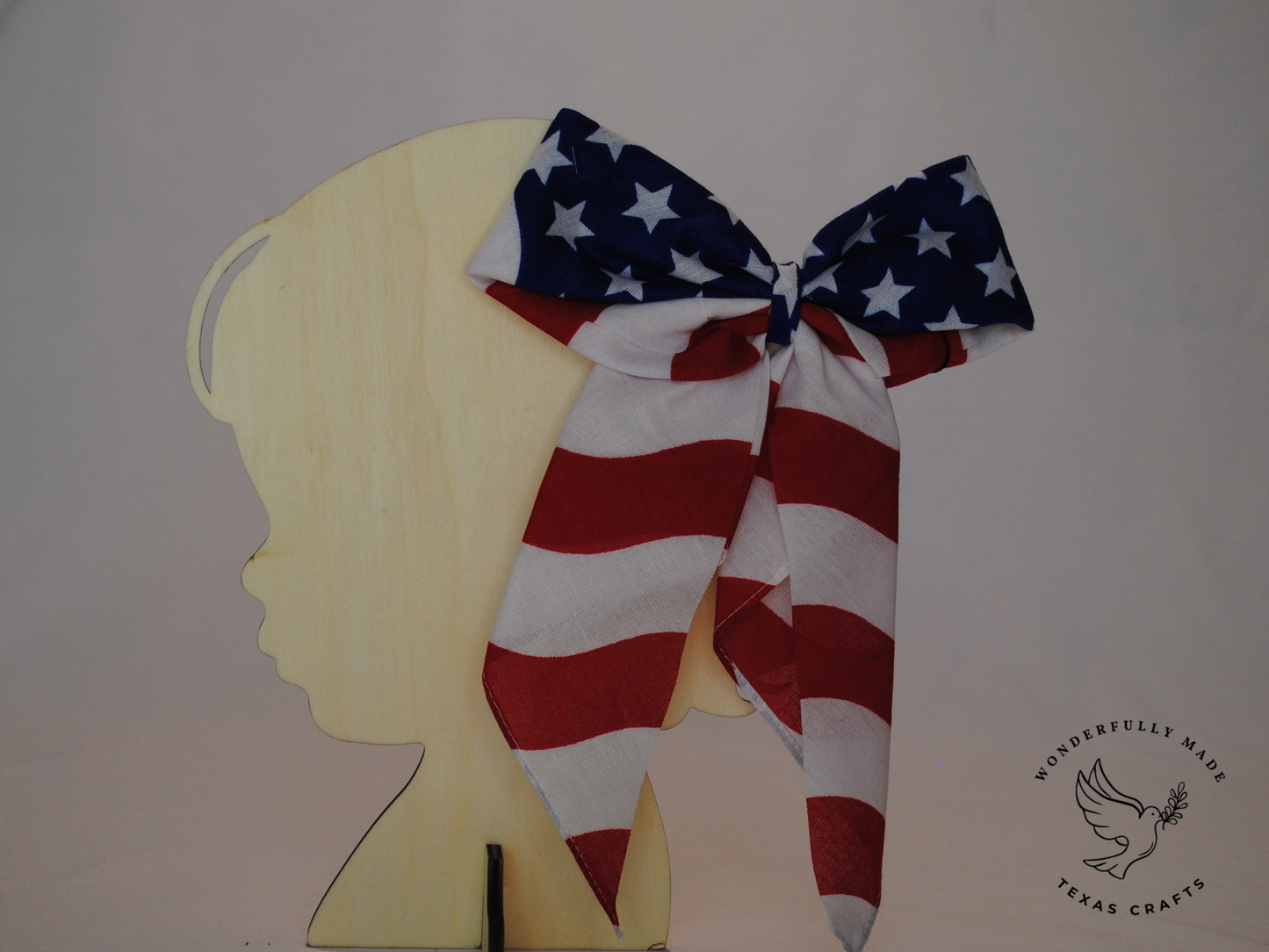 USA Bandana Bow