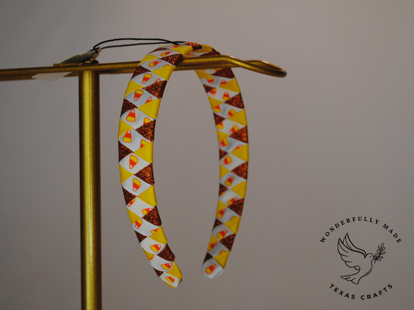 Candy Corn Woven Headband