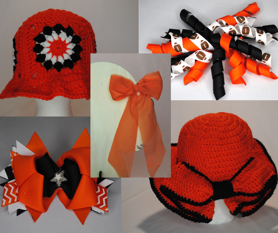 Orange and Black