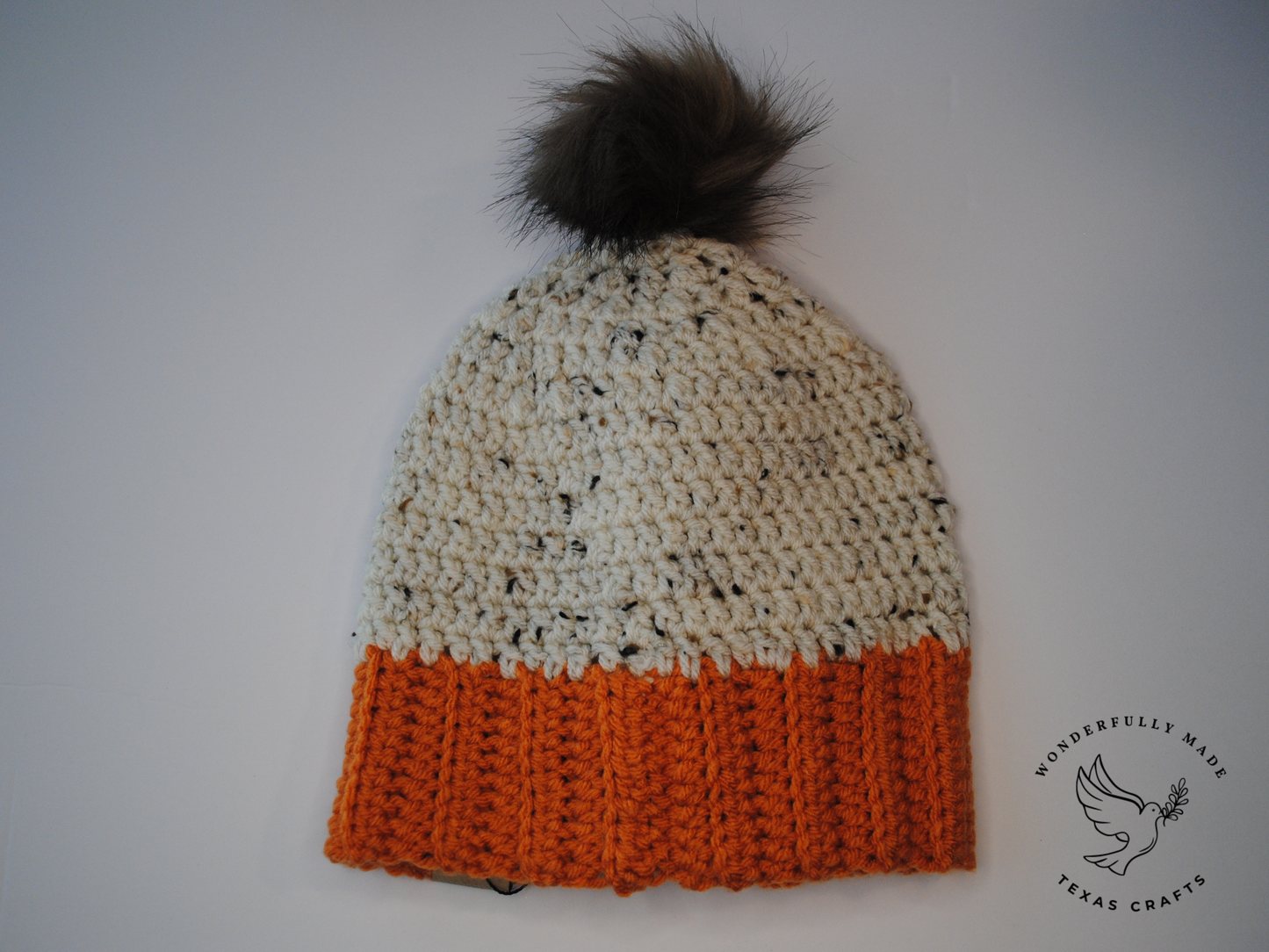 Orange and Cream Beanie