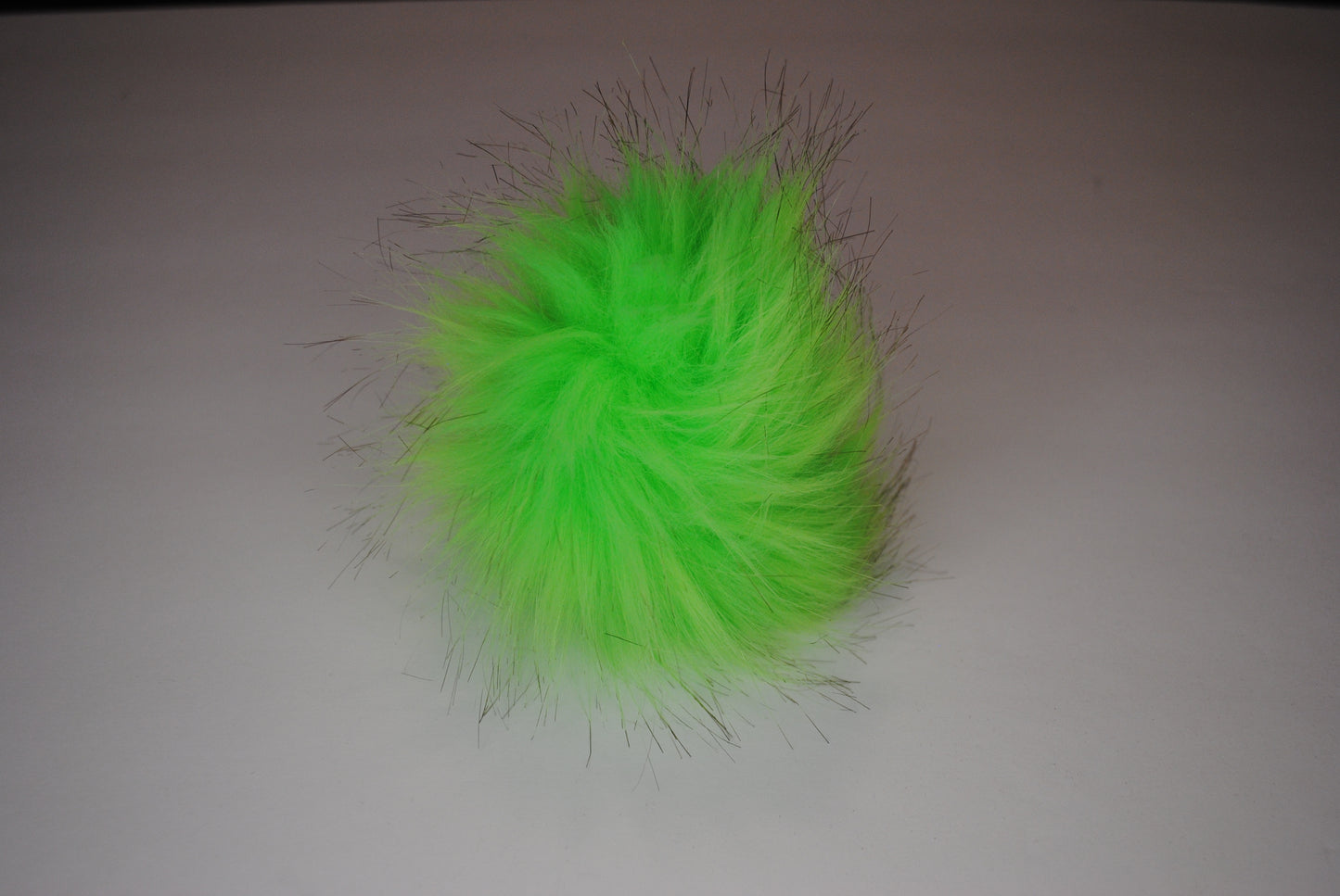 Green Faux Fur Pom for Beanie
