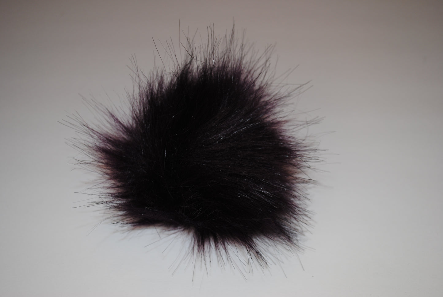 Purple Faux Fur Pom for Beanie