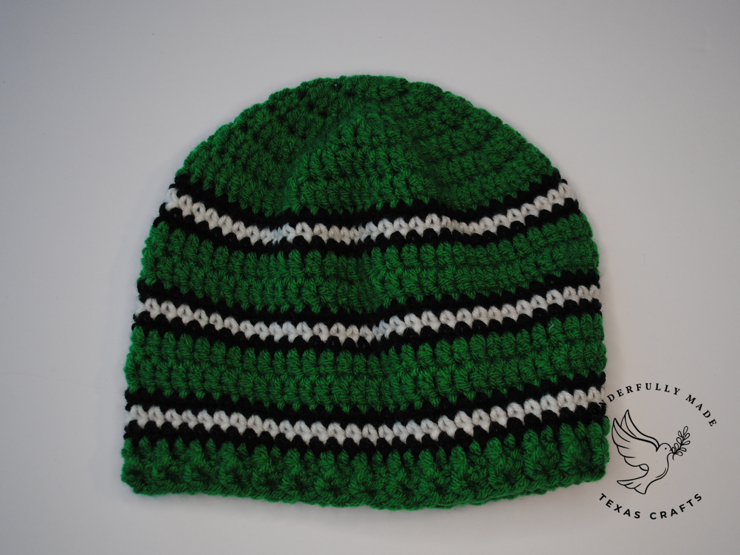 Asher Beanie - Green with Black