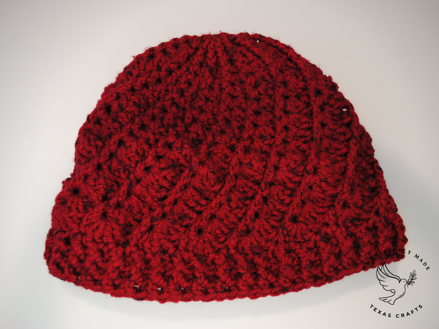 Esther Beanie - Red Tweed