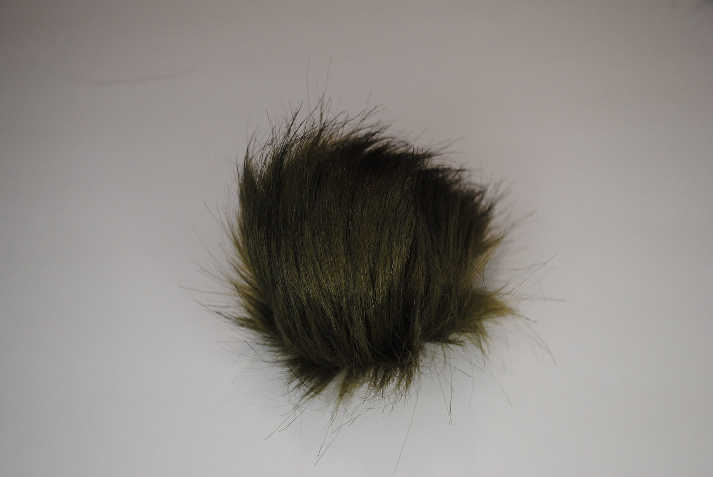 Green Faux Fur Pom for Beanie