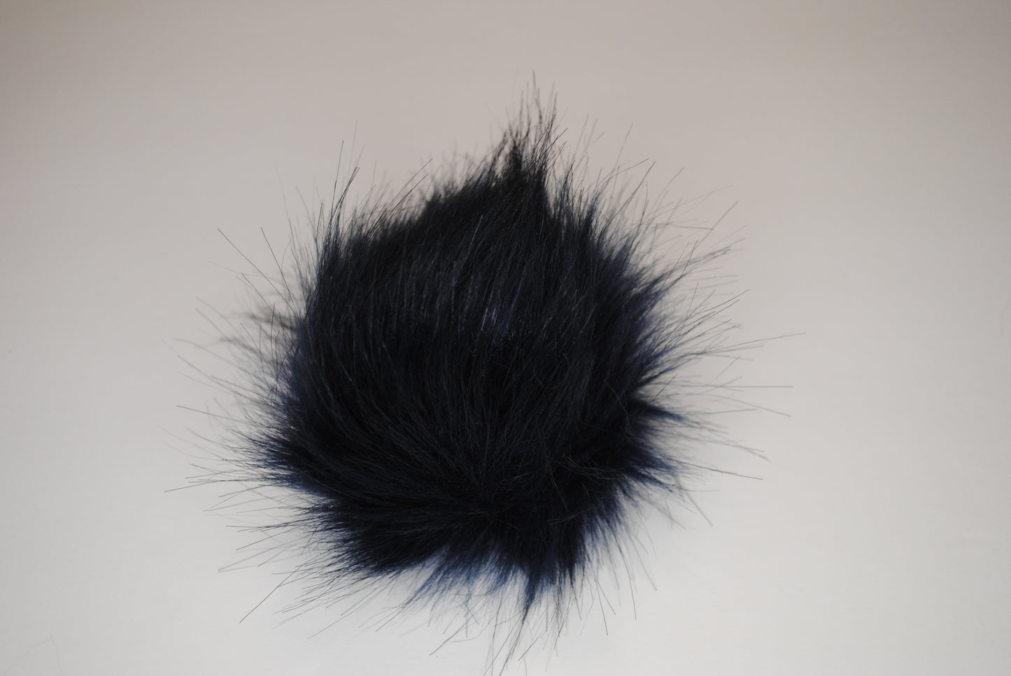 Blue Faux Fur Pom for Beanie