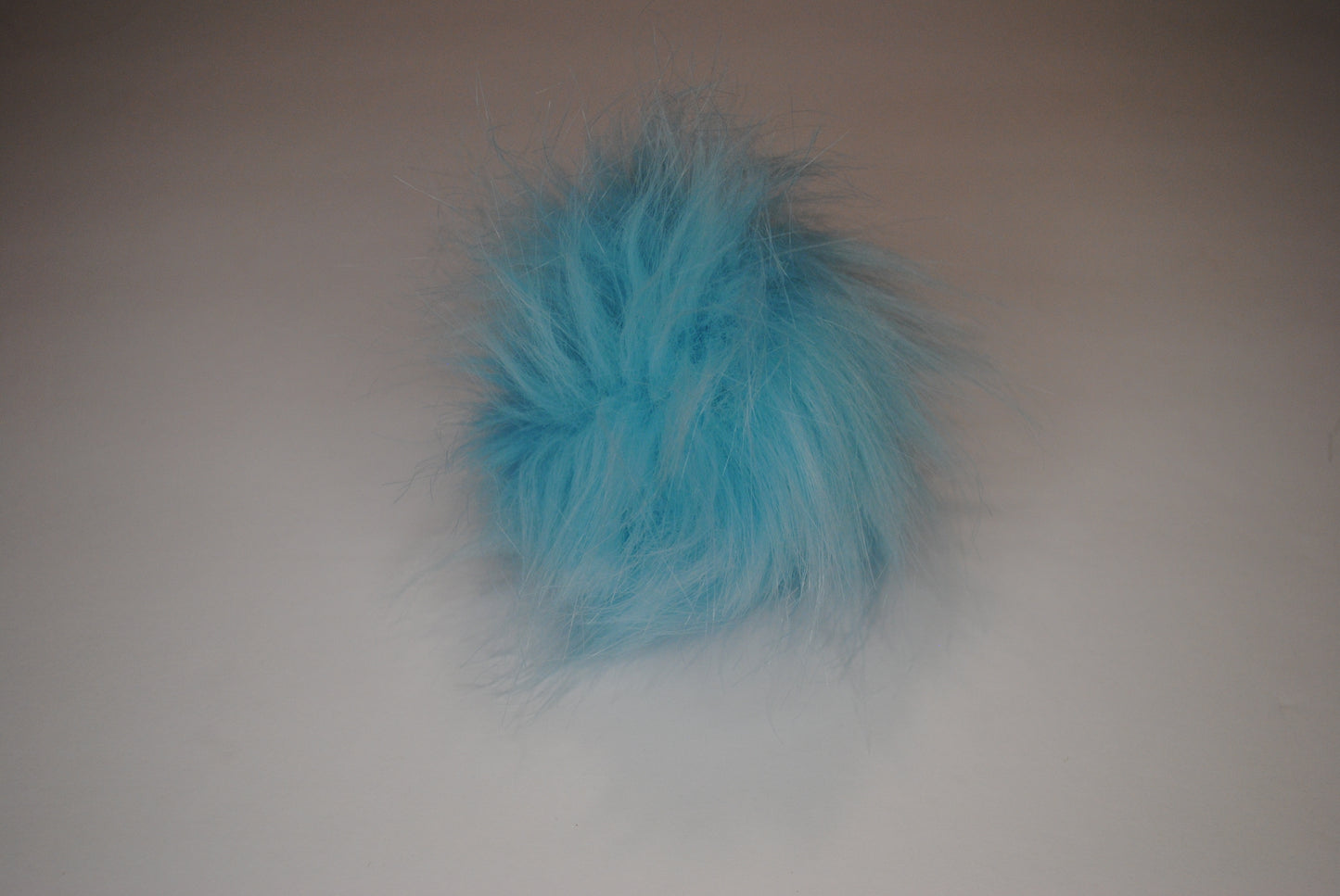 Blue Faux Fur Pom for Beanie