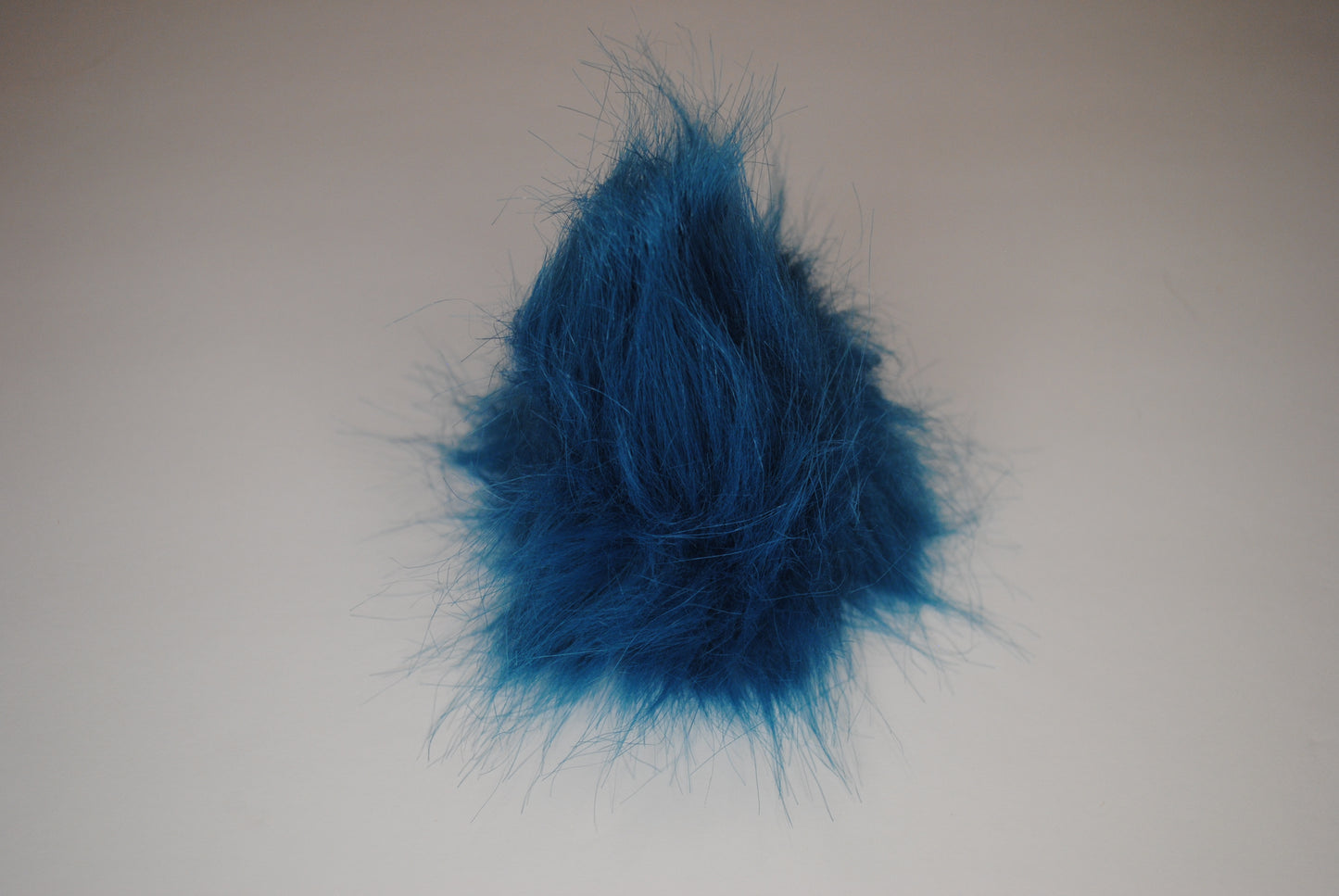 Blue Faux Fur Pom for Beanie