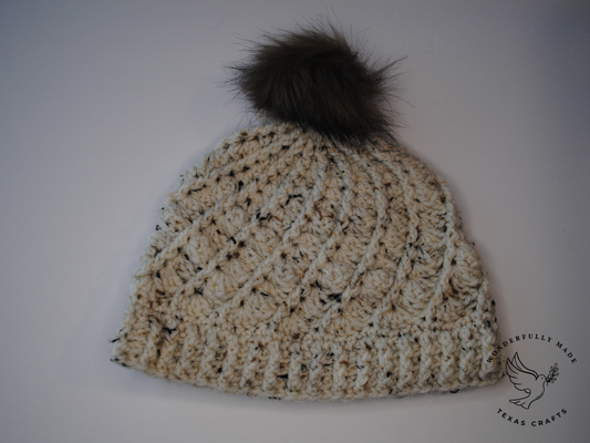 Esther Beanie - Cream Speckled