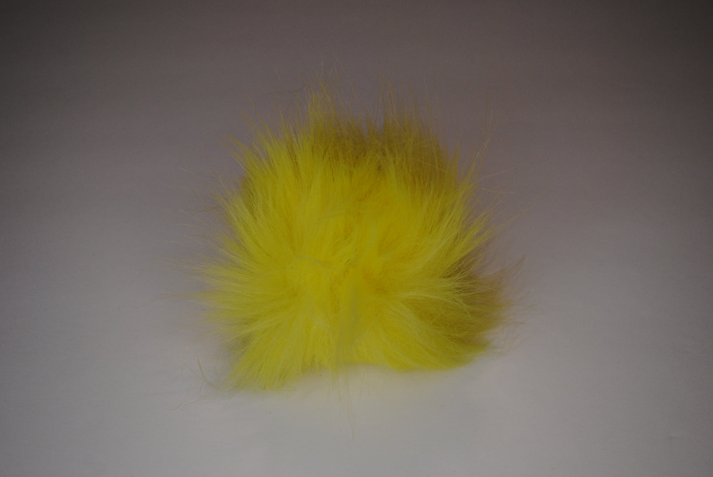 Yellow Faux Fur Pom for Beanie