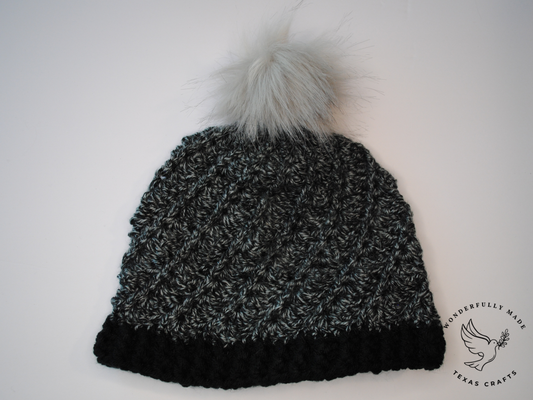 Esther Beanie - Gray Speckled