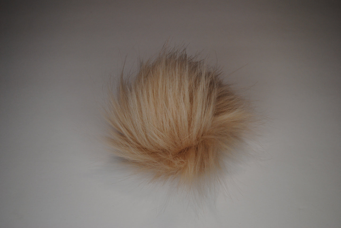 Cream Faux Fur Pom for Beanie