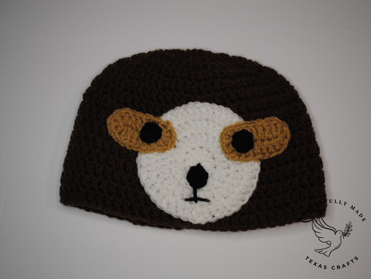 Sloth Beanie - Brown