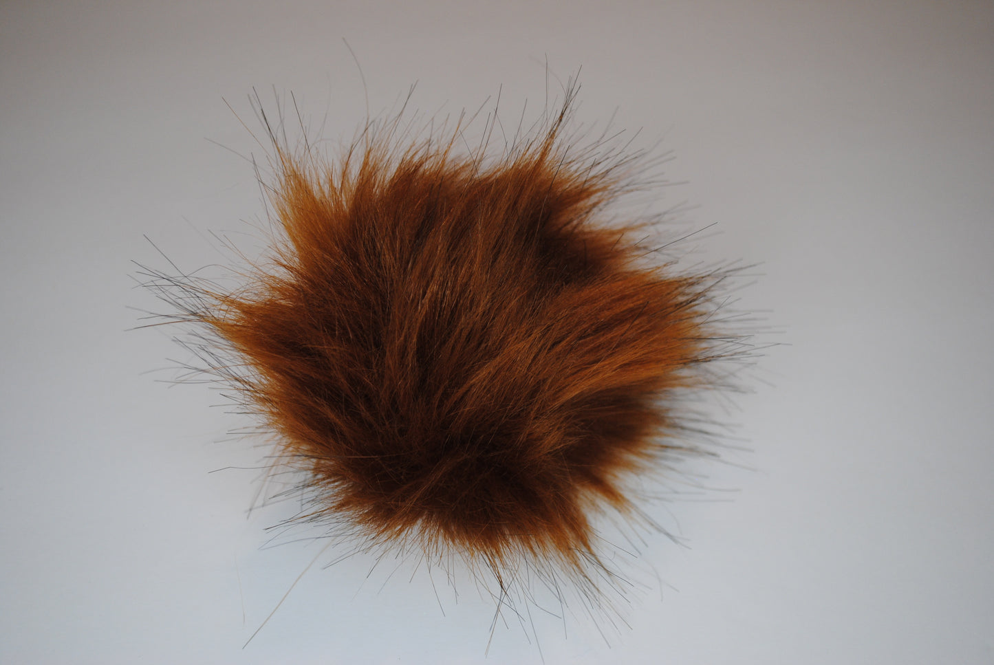 Brown Faux Fur Pom for Beanie