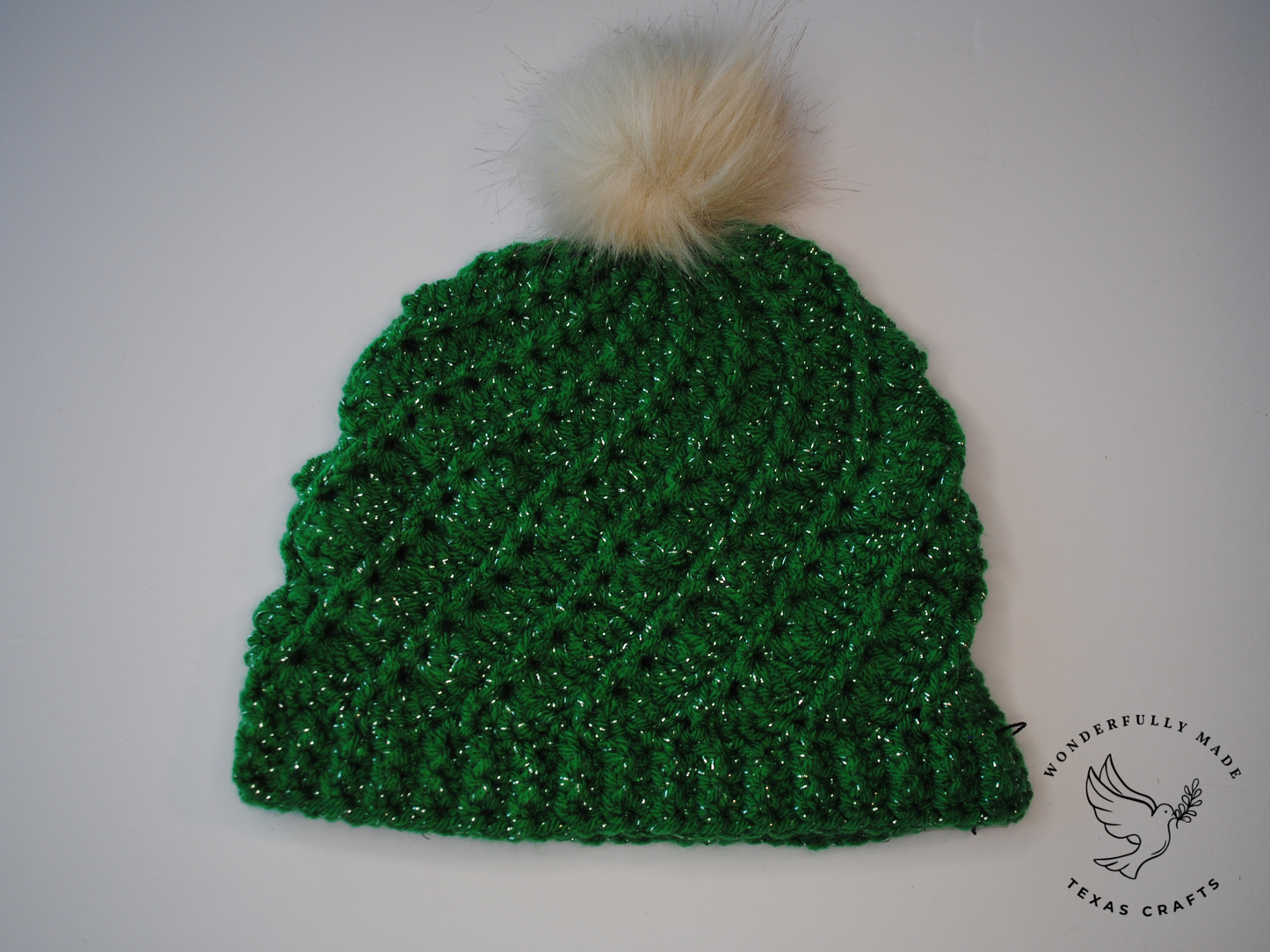 Esther Beanie - Green Sparkle