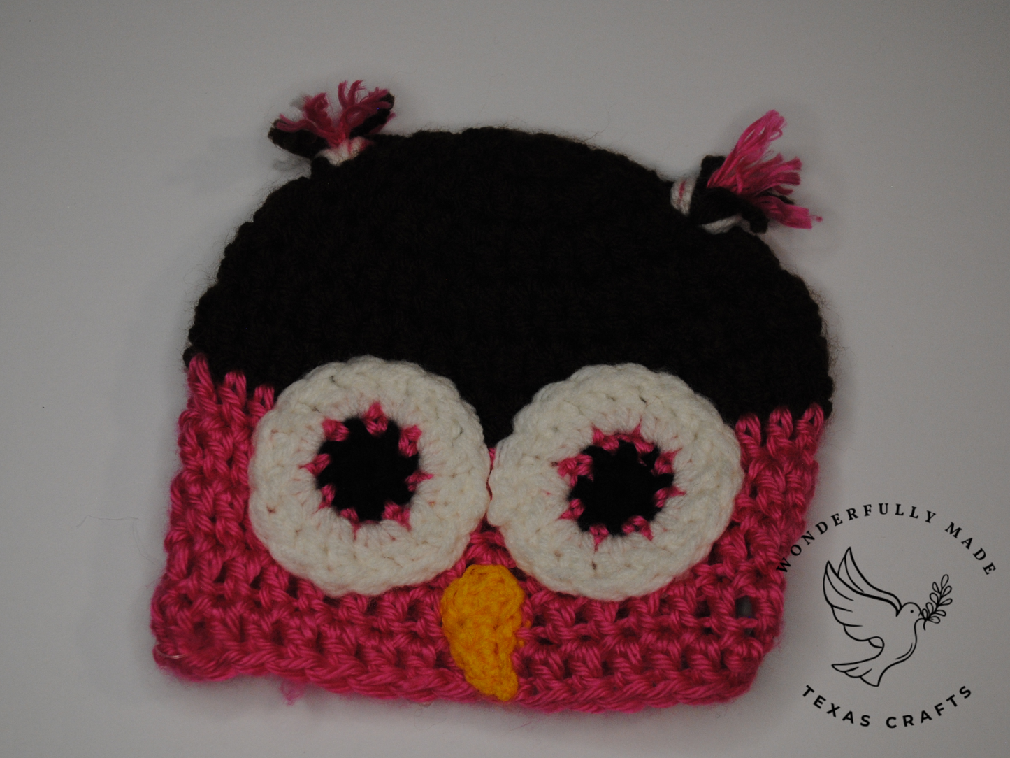 Owl Beanie - Pink