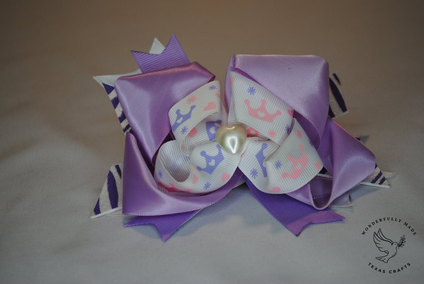 Purple Crown Bow