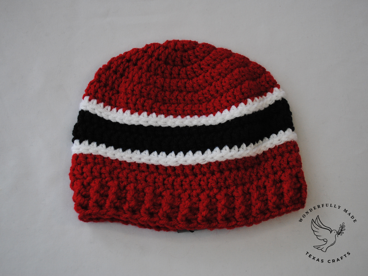 Simon Beanie - Red with Black