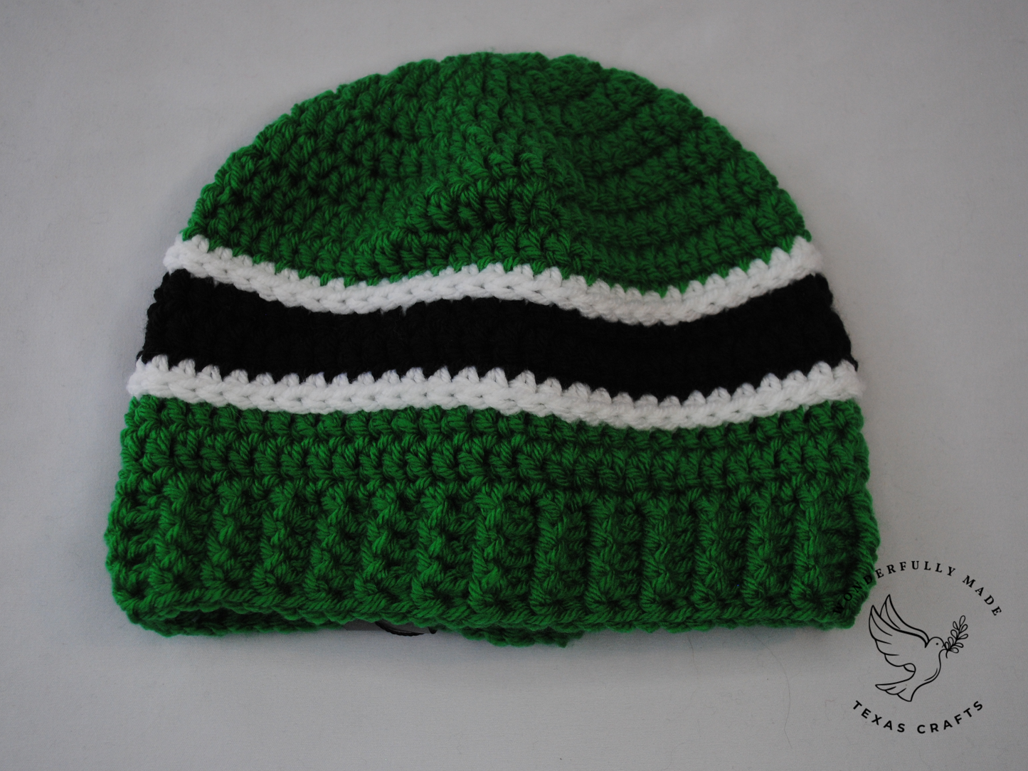Simon Beanie - Green and Black