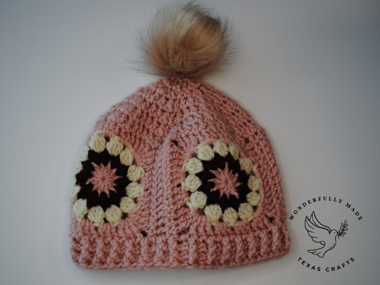Starburst Beanie - Pink