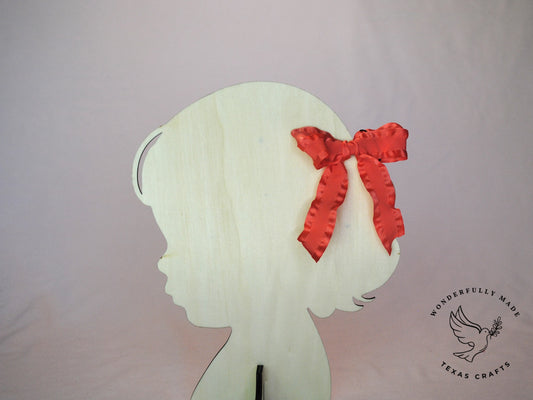 Red Ruffle Bow