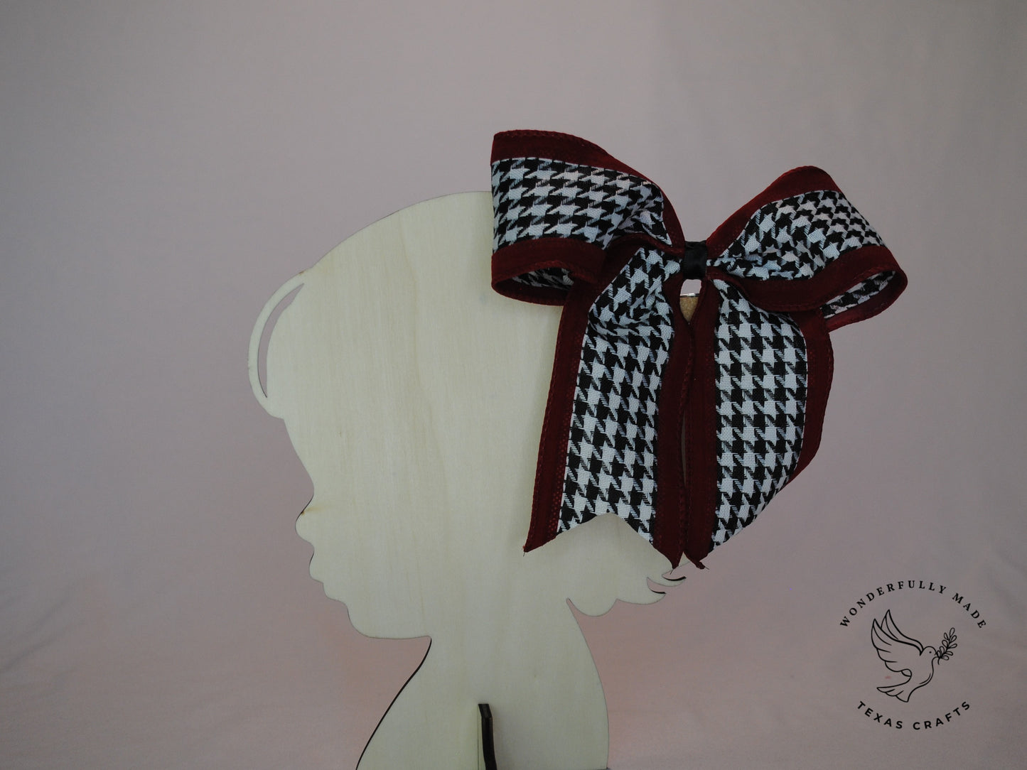 Hounds tooth Bow