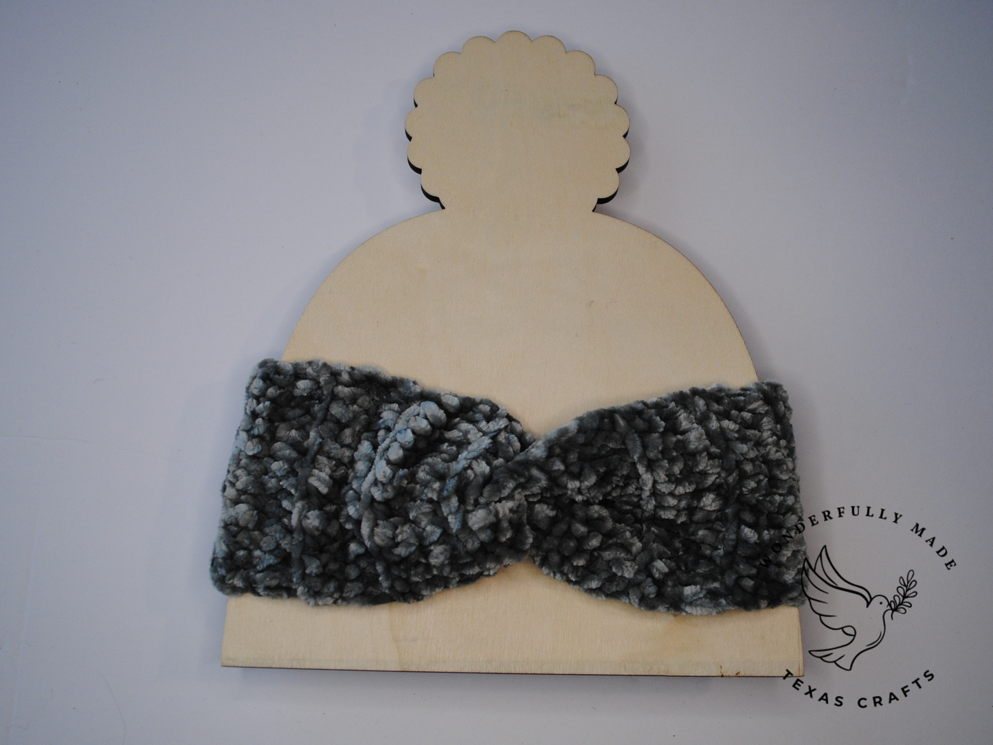 Twisted Ear Warmer - Gray Velvet