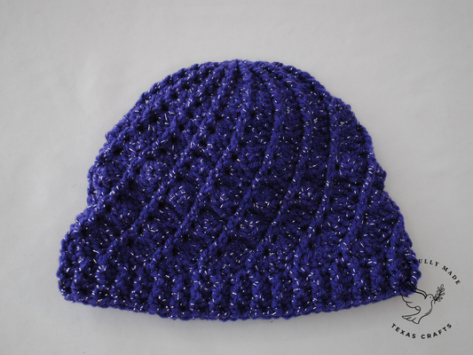 Esther Beanie - Purple Sparkle