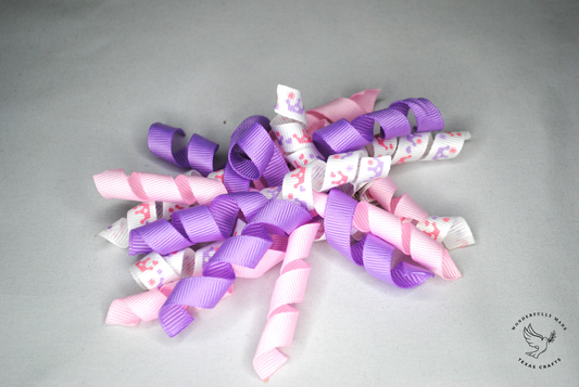 Pink, purple and crowns